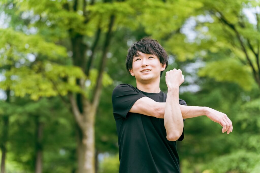 ドライバーの適度なストレッチ